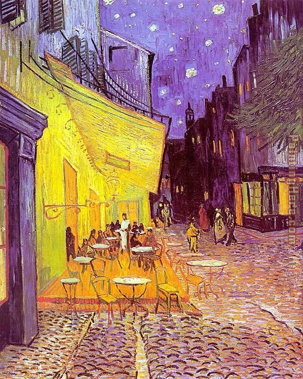 Cafe Terrace at Night painting - Vincent van Gogh Cafe Terrace at Night art painting